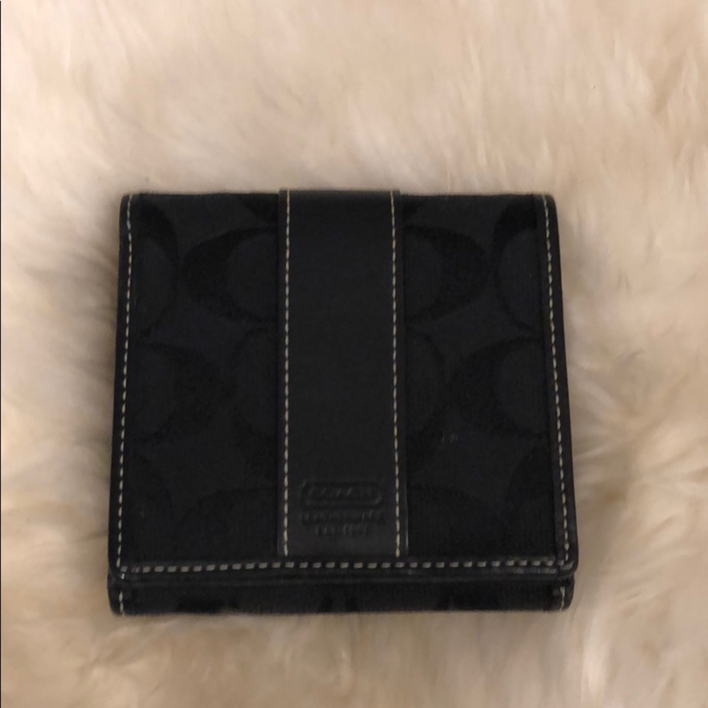 Authentic Black Coach Wallet